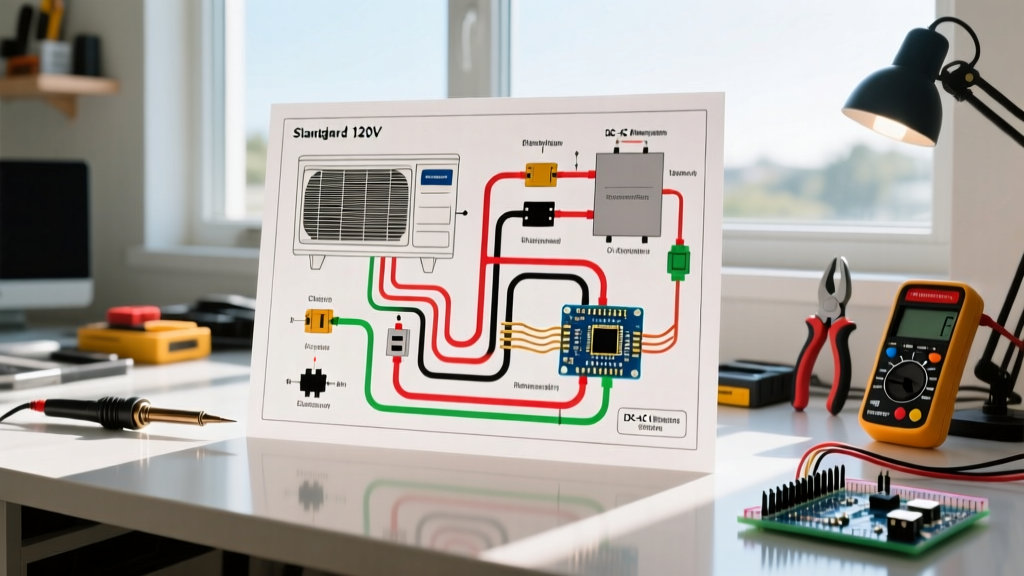Off-Grid RV Setup: Wiring Diagram for Window Air Conditioner