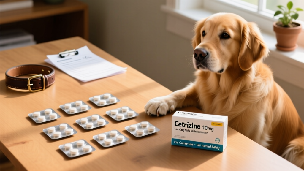 blister packs of cetrizine antihistamine tablets