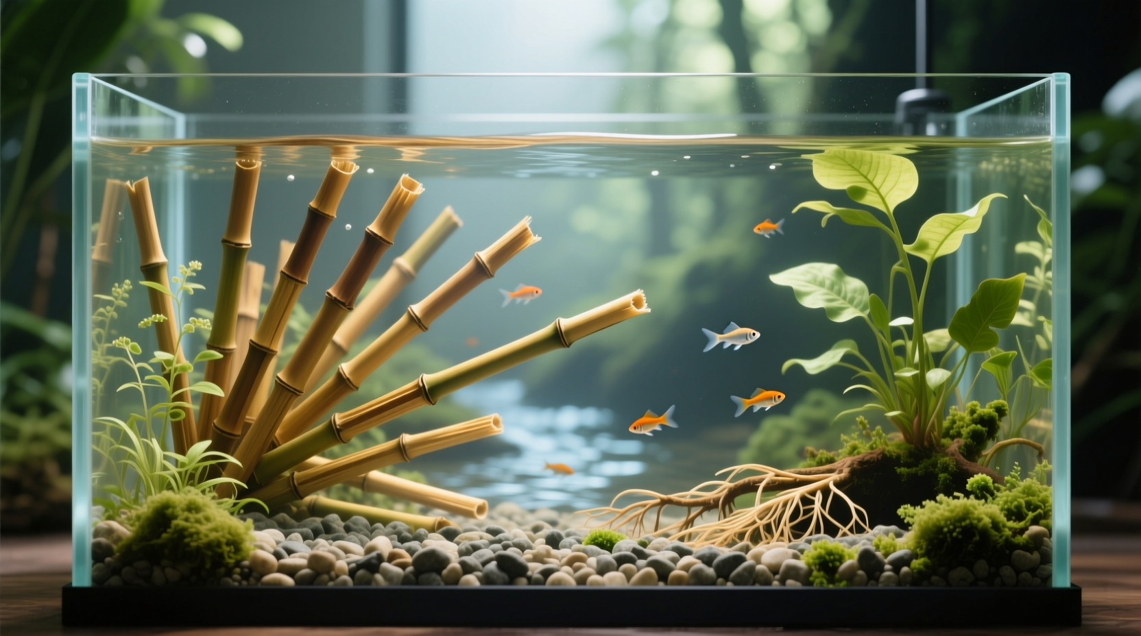 barley straw extract for aquarium decor cleaning