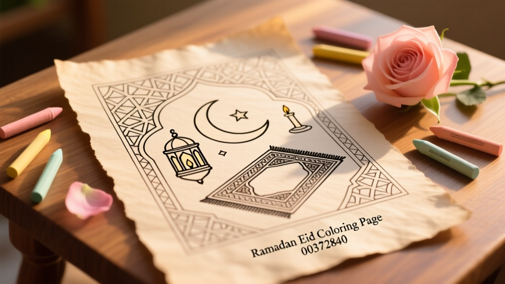 Ramadan & Eid Coloring Pages: Creative, Culturally Grounded Tools for Prenatal and Early Childhood Wellness