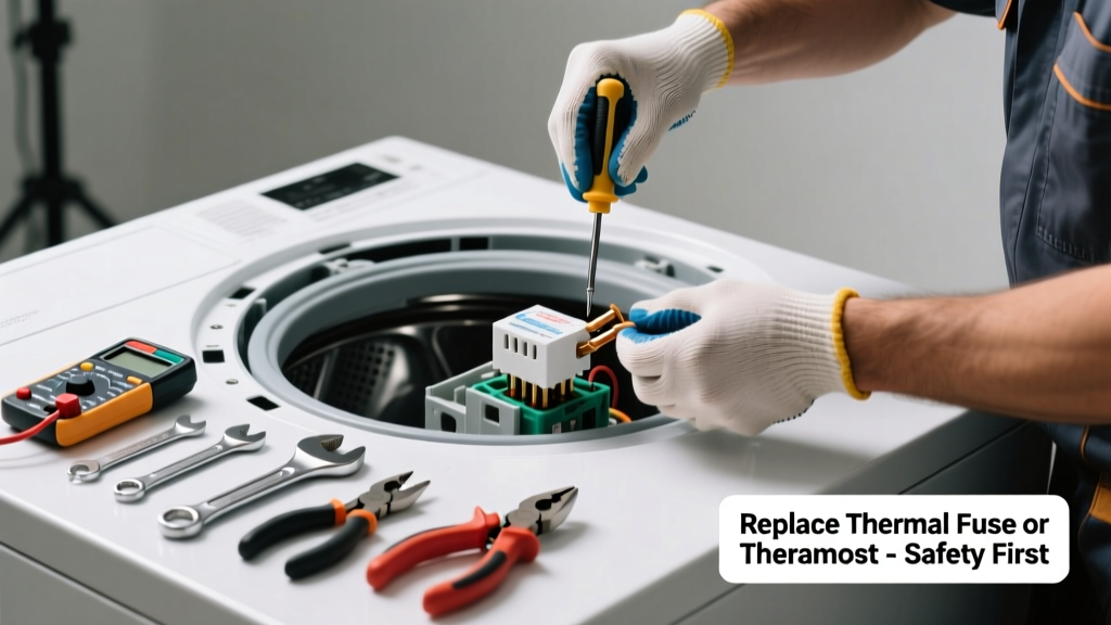 Dryer Overheating? Replace the Thermal Fuse or Thermostat