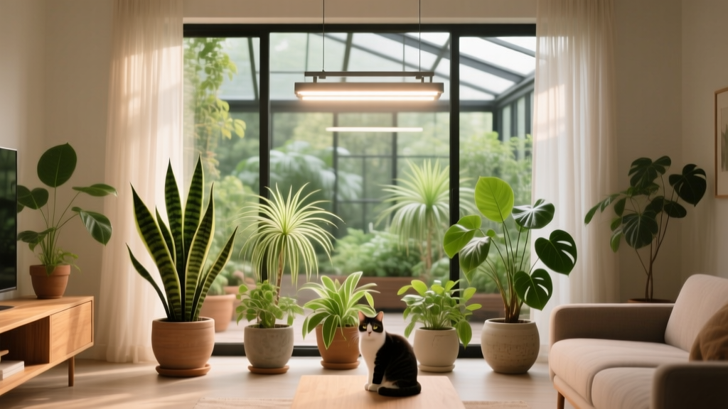 Cat-Safe Indoor Plants That Thrive in Artificial Light