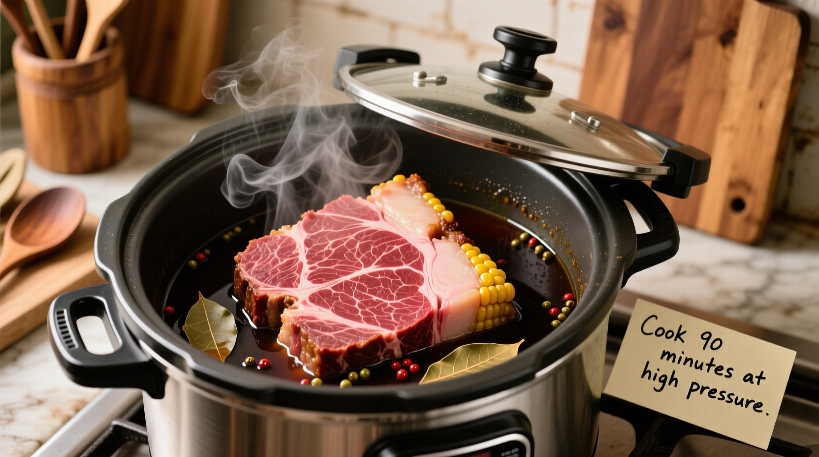 how long to pressure cook a corned beef