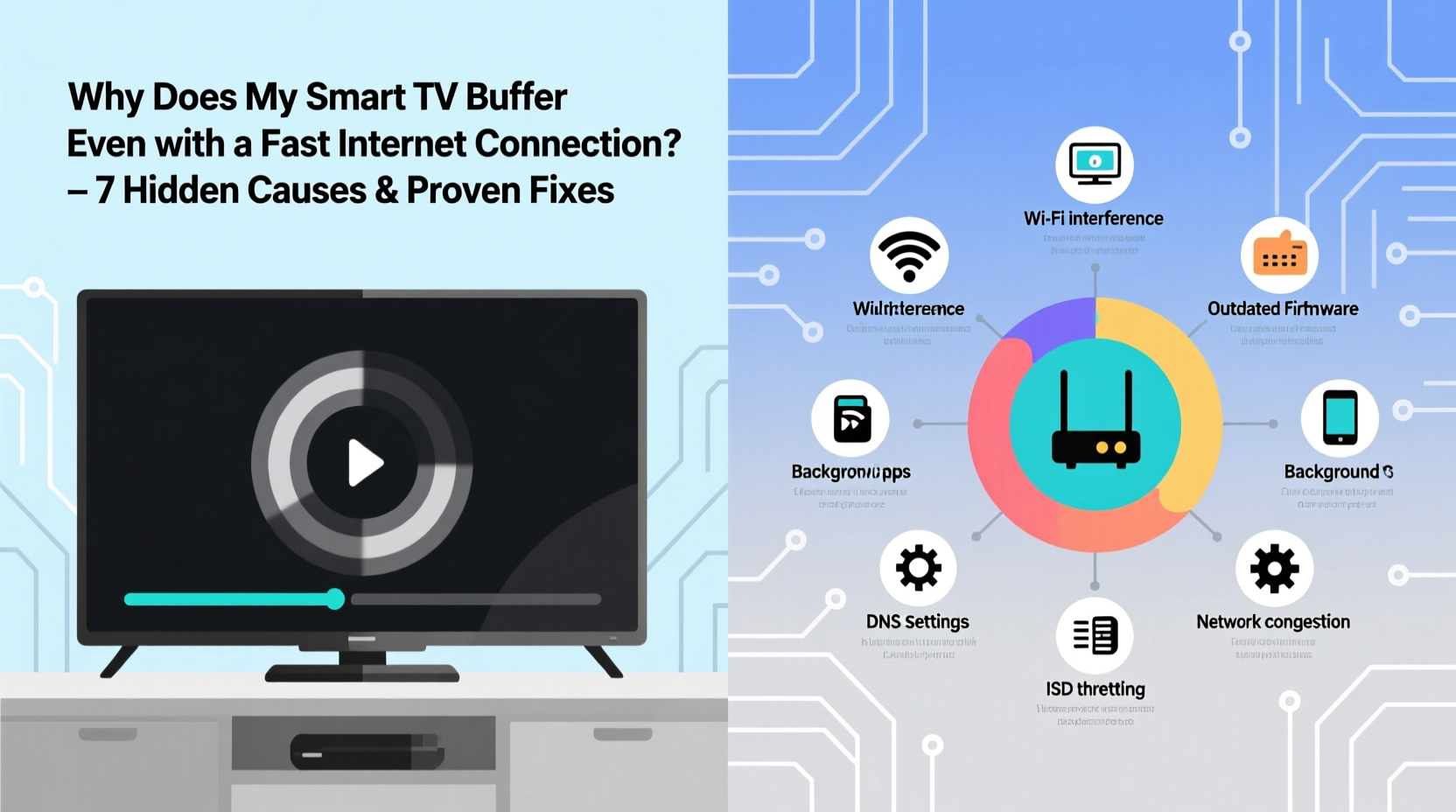 why does my smart tv buffer even with fast internet connection hacks