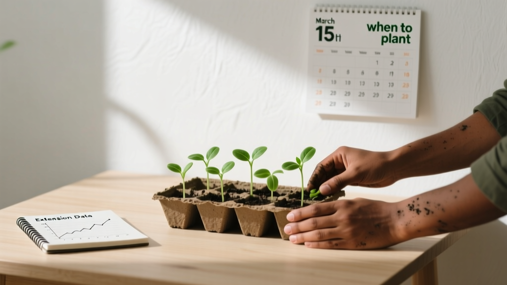 When to Plant Seedlings Indoors (2026)