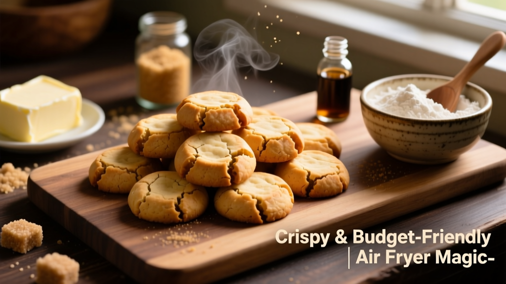 Crispy Air Fryer Butter Cookies (Budget-Friendly!)