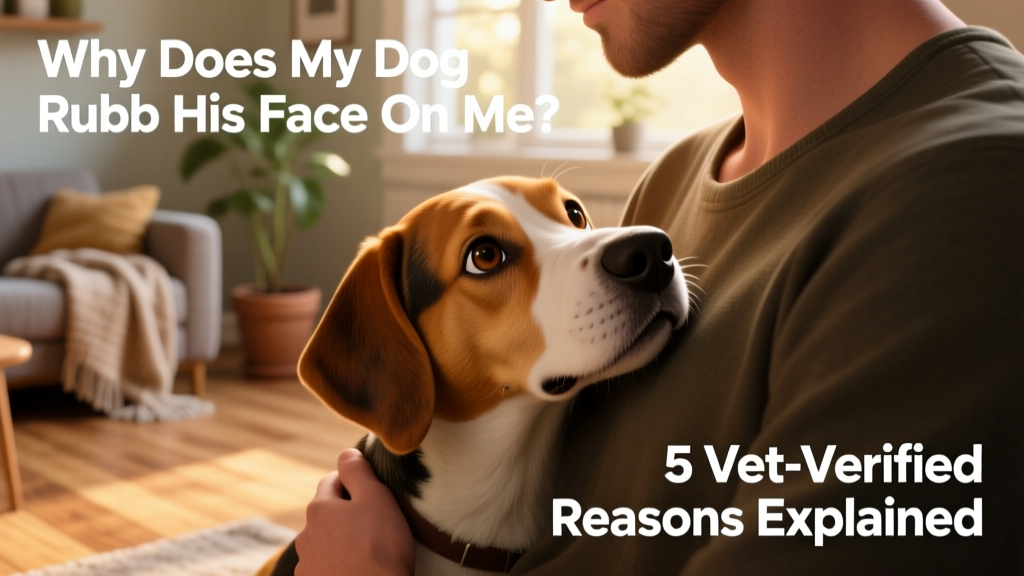 Why Does My Dog Rub His Face on Me? 5 Vet-Verified Possible Reasons Explained
