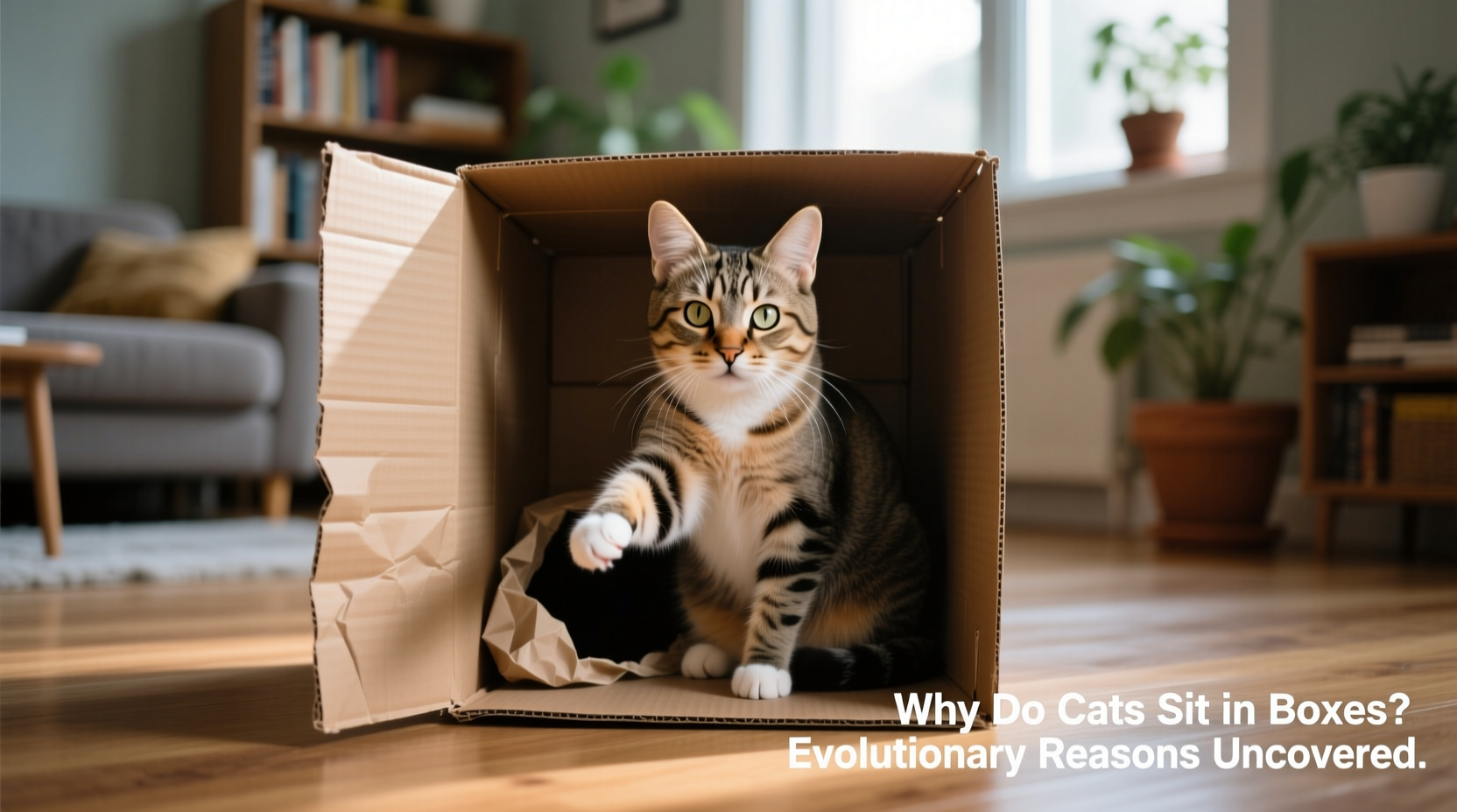 why do cats sit in boxes evolutionary reasons uncovered