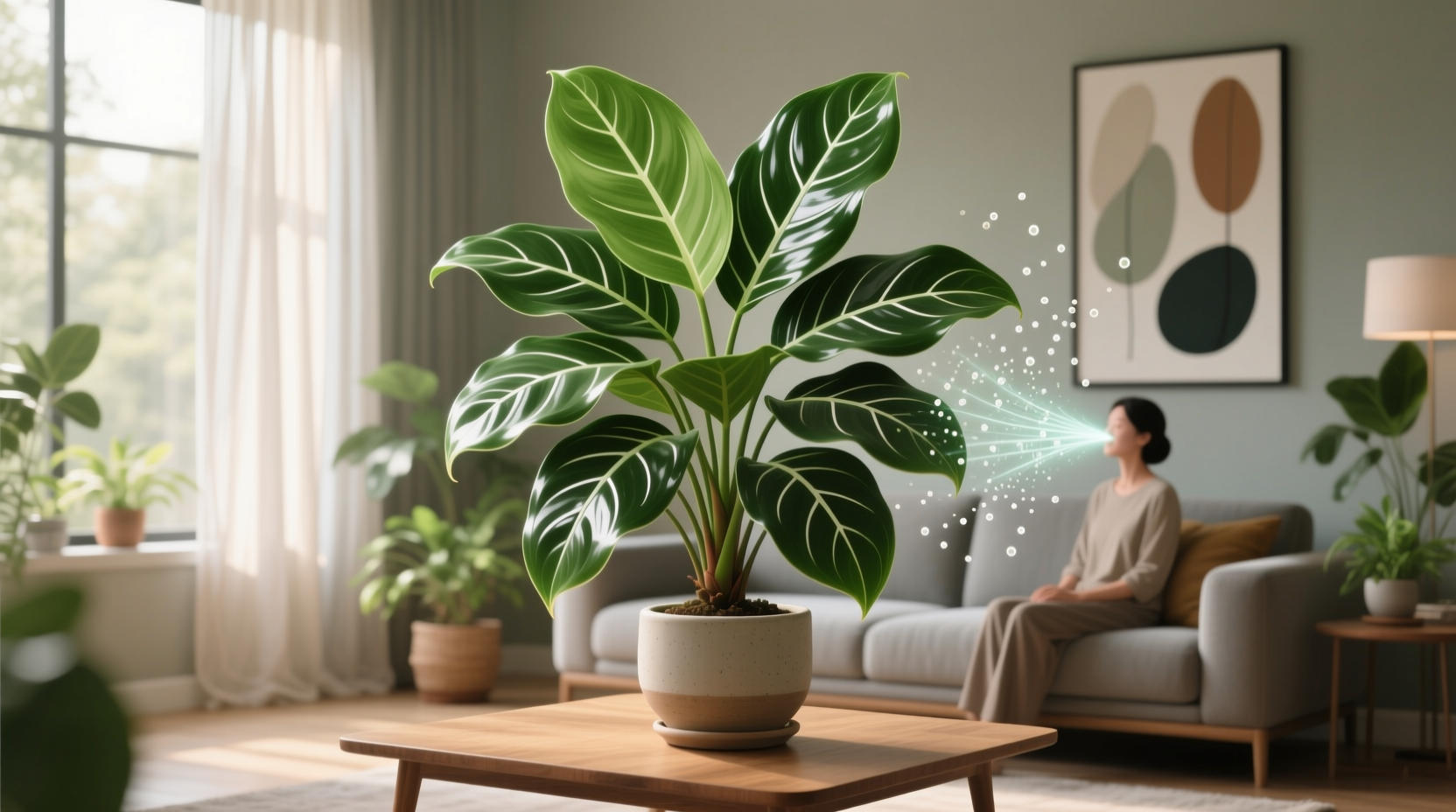 aglaonema indoor plant benefits