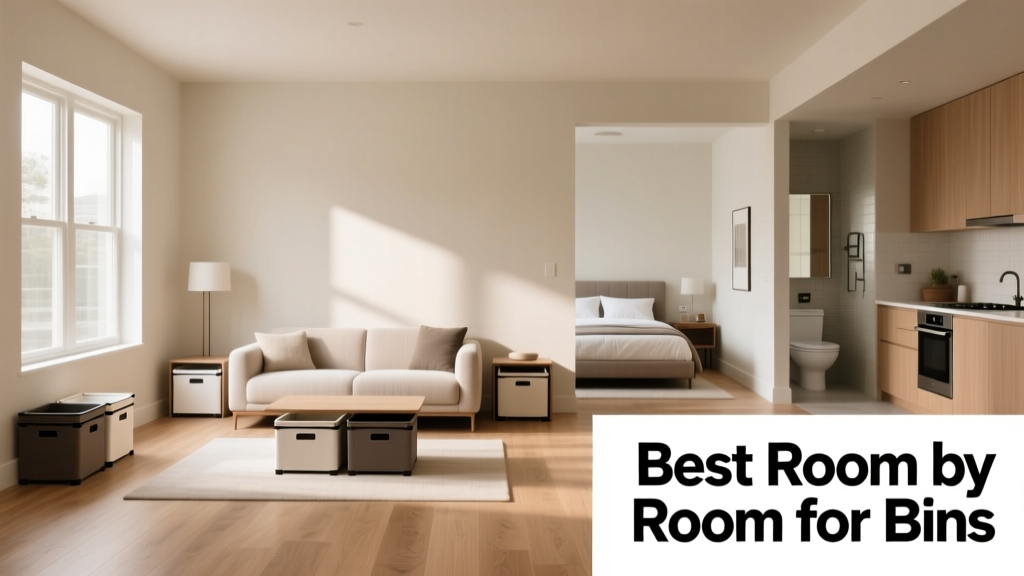 The Best Room-by-Room Guide to Choosing and Placing Bins for Maximum Functionality and Calm