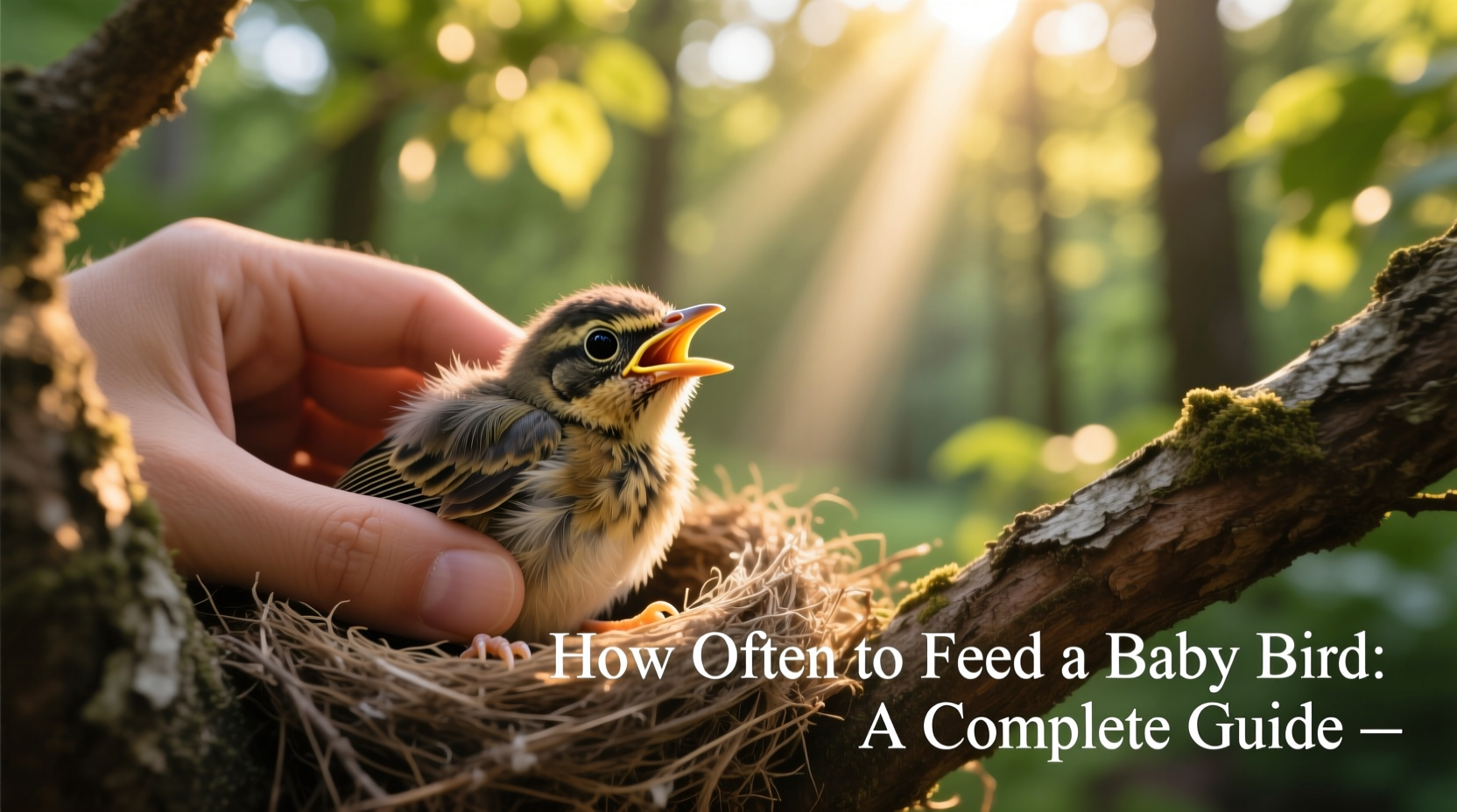 how often to feed a baby bird