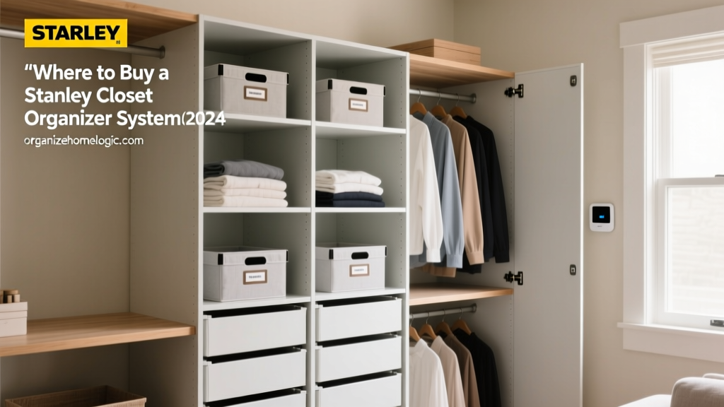 Where to Buy a Stanley Closet Organizer System (2024)