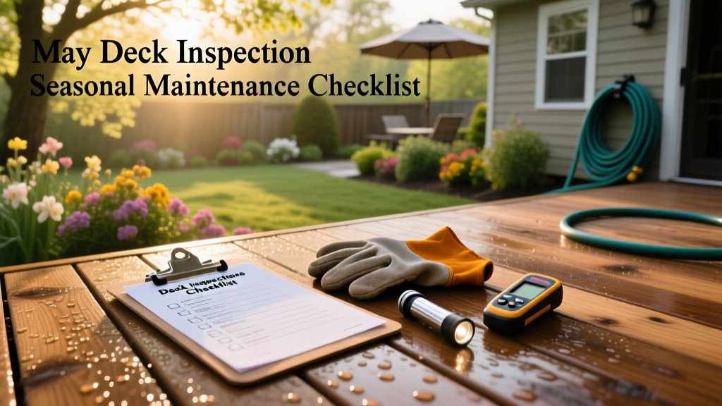 May Deck Inspection: Seasonal Maintenance Checklist