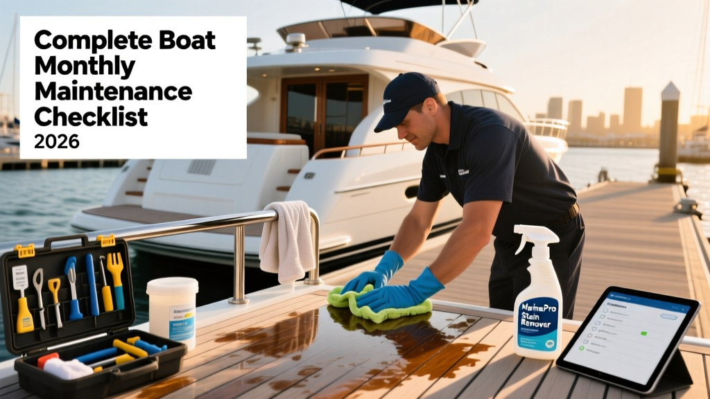 Complete Boat Monthly Maintenance Checklist 2026