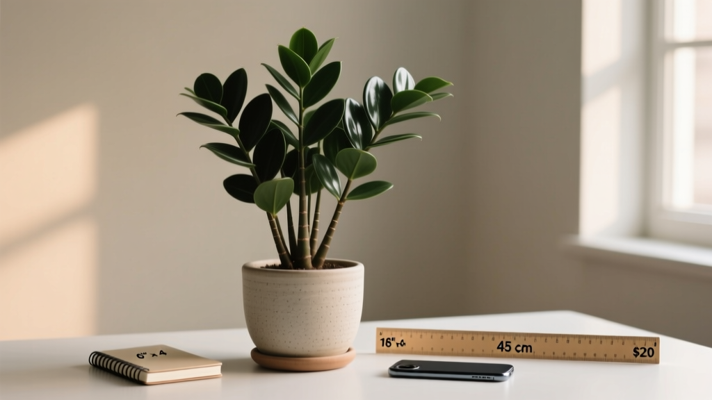 How Big Does a ZZ Plant Get Indoors Under $20?