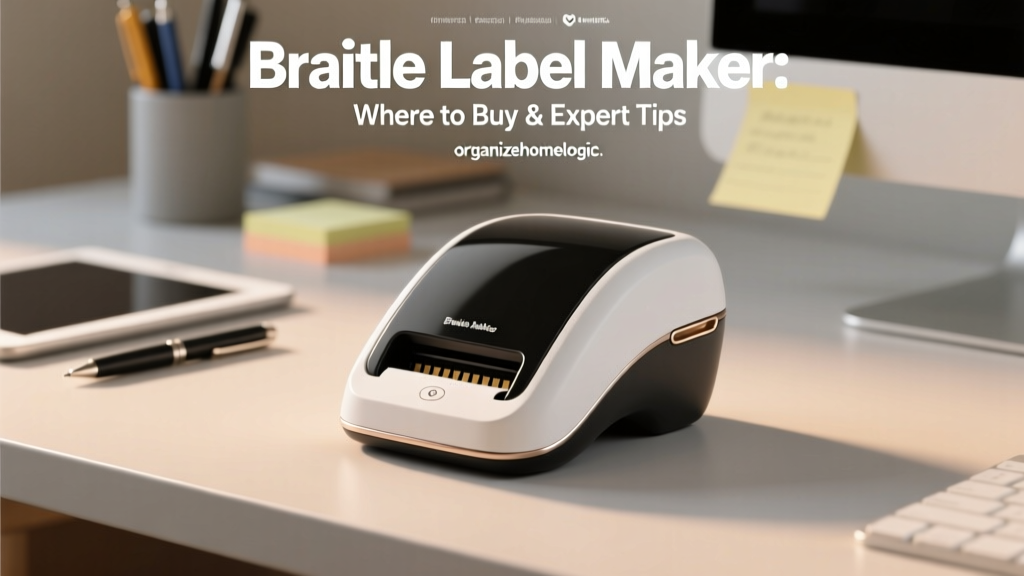 Braille Label Maker: Where to Buy & Expert Tips