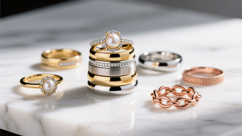 How to Stack an Engagement Ring with Bands Like a Pro