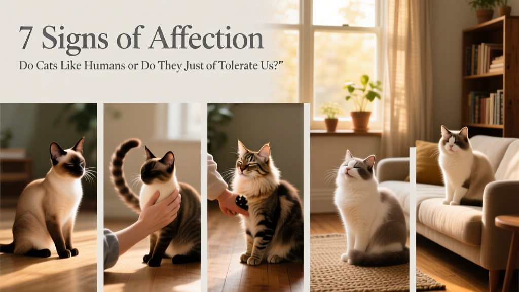 Do Cats Like Humans Or Do They Just Tolerate Us? 7 Signs of Affection