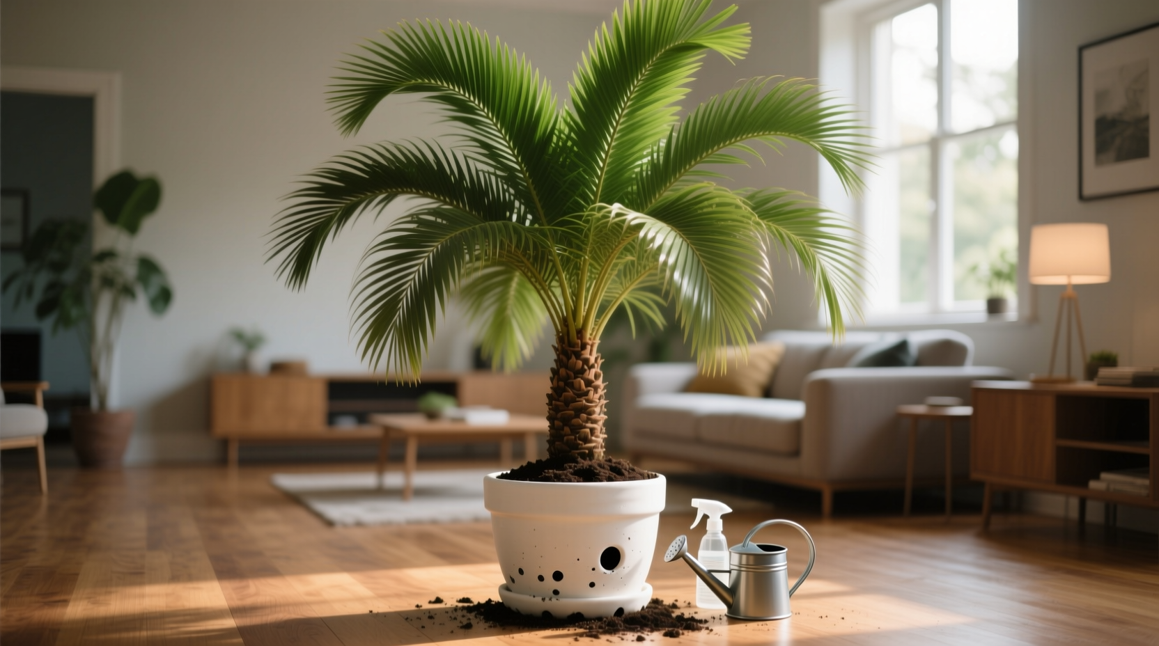 how to care for majesty palm trees indoors
