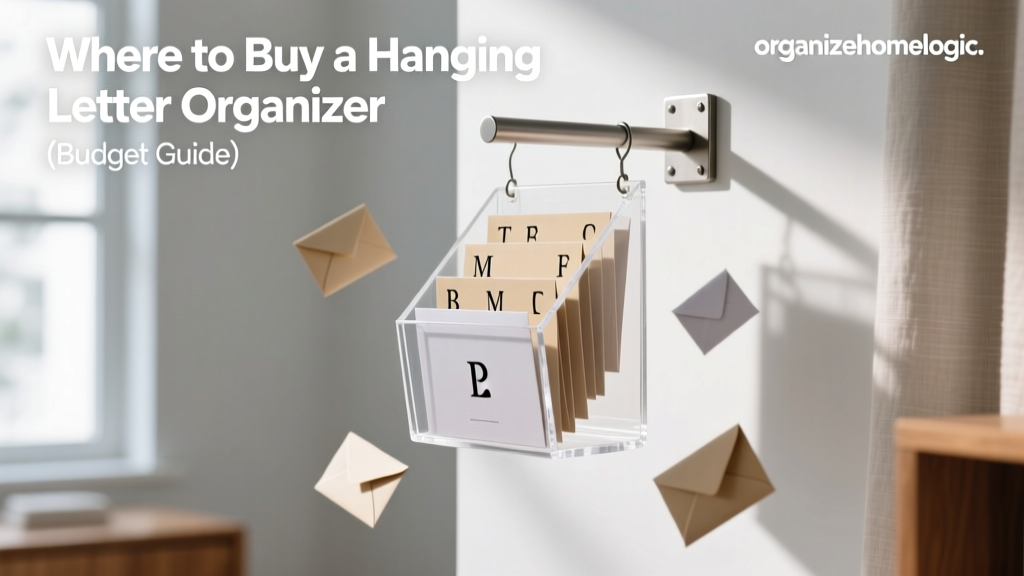 Where to Buy a Hanging Letter Organizer (Budget Guide)