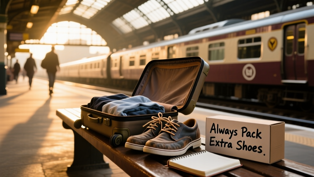 The Surprising Reason You Should Always Pack An Extra Pair Of Shoes