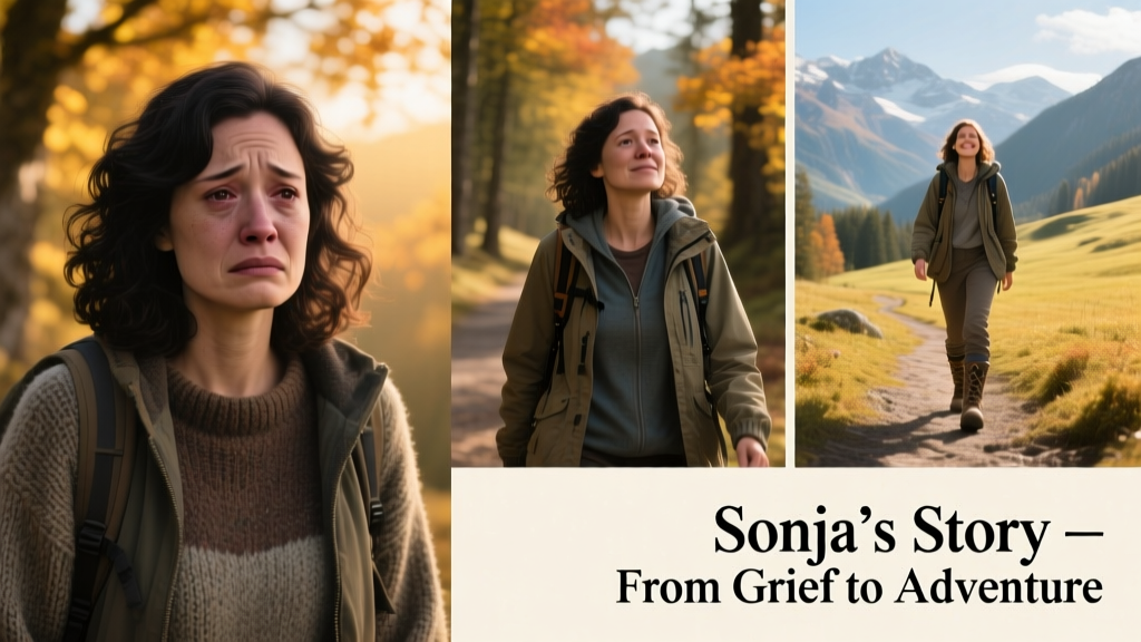 From grief and loss, to adventure and recovery: Sonja’s story