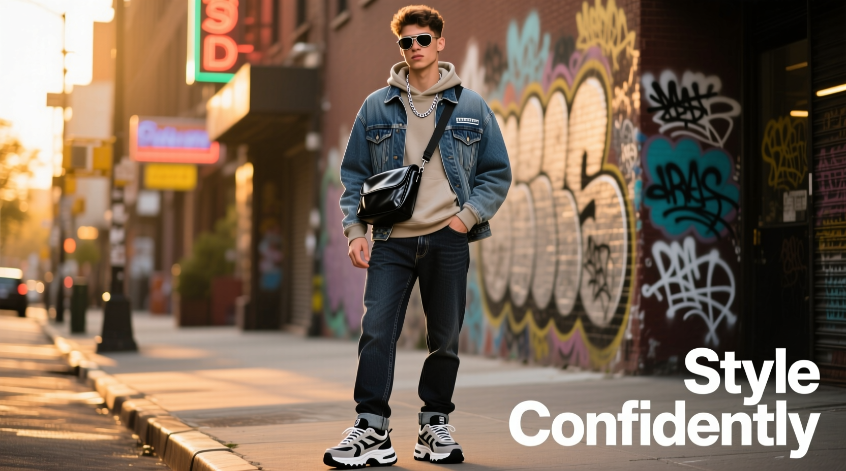 how to style chunky sneakers without looking like a dad tourist