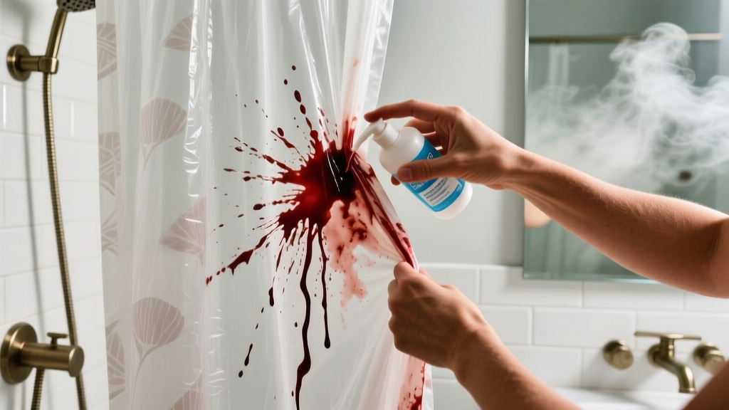 Tested: How to Get Blood Out of Shower Curtain Fast