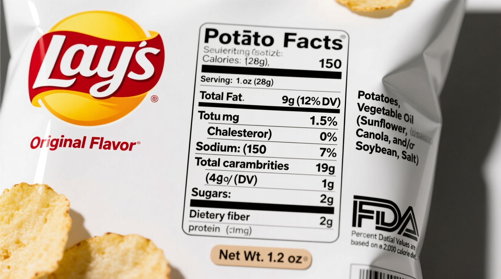 Lay's Potato Chips Nutrition Facts: Complete Label Breakdown