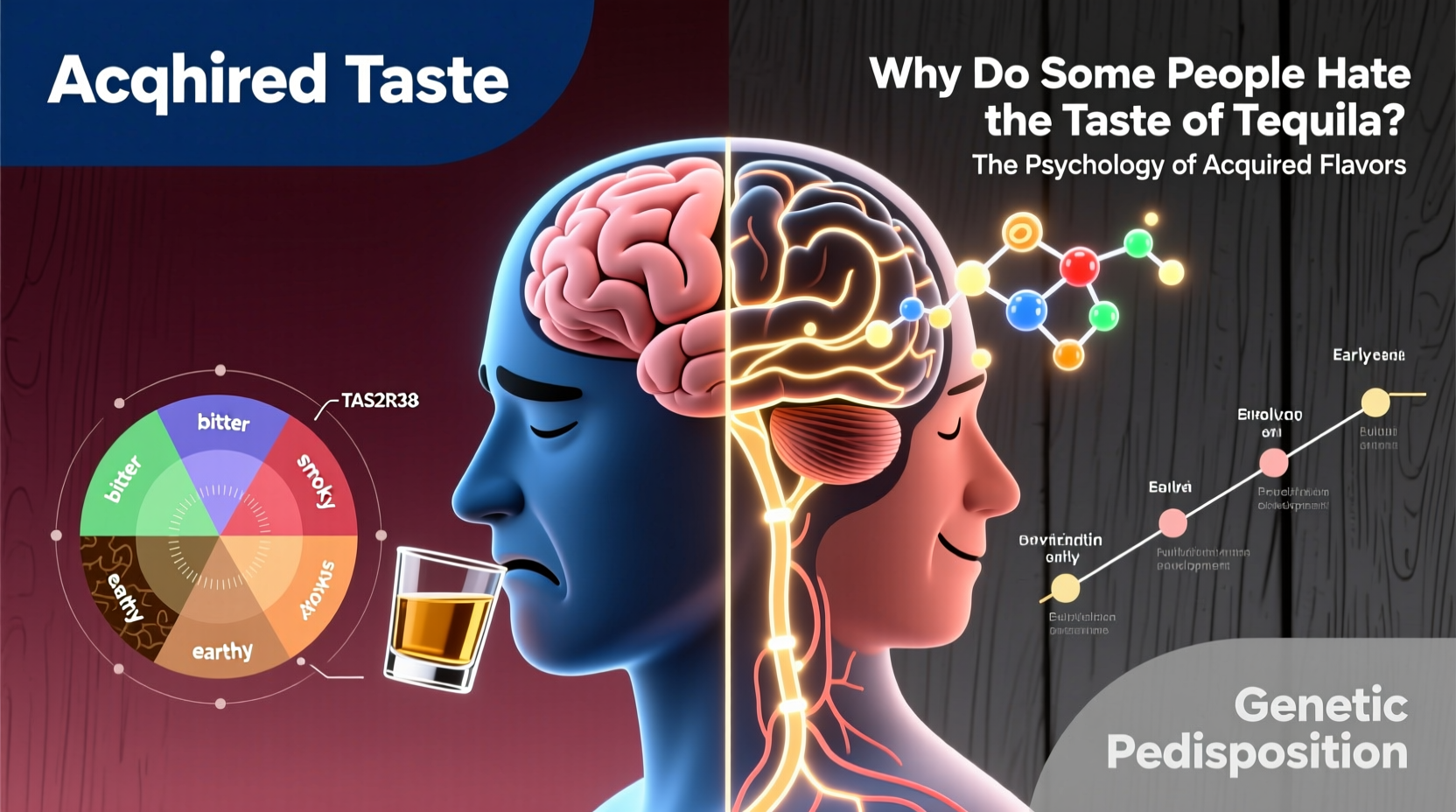 why do some people hate the taste of tequila psychology of acquired flavors