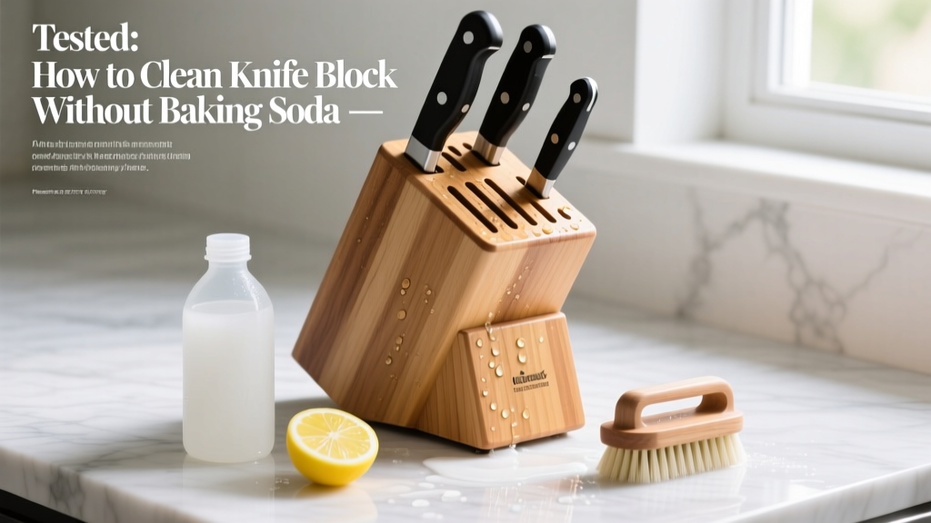 Tested: How to Clean Knife Block Without Baking Soda