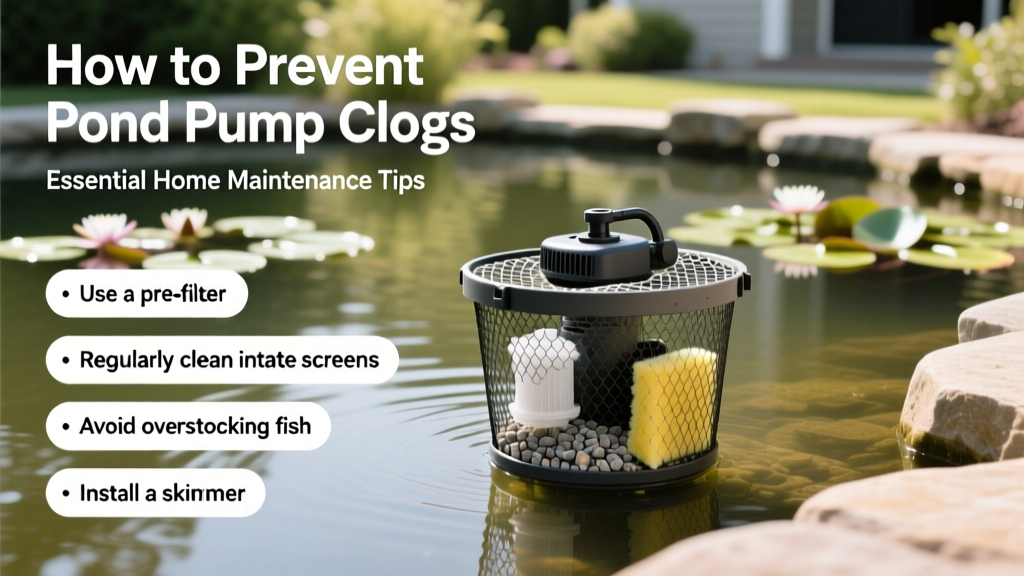 How to Prevent Pond Pump Clogs: A Homeowner’s Guide