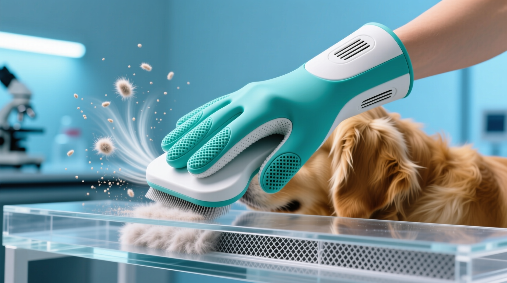 how to clean pet grooming gloves properly