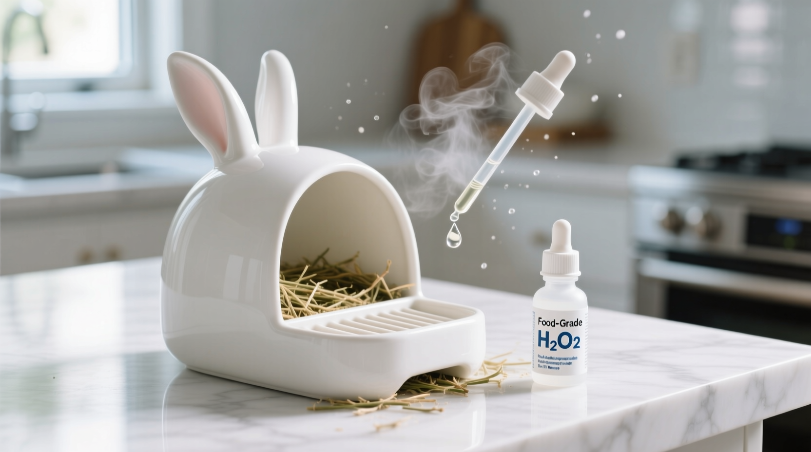 eco friendly cleaning tips rabbit hay feeders