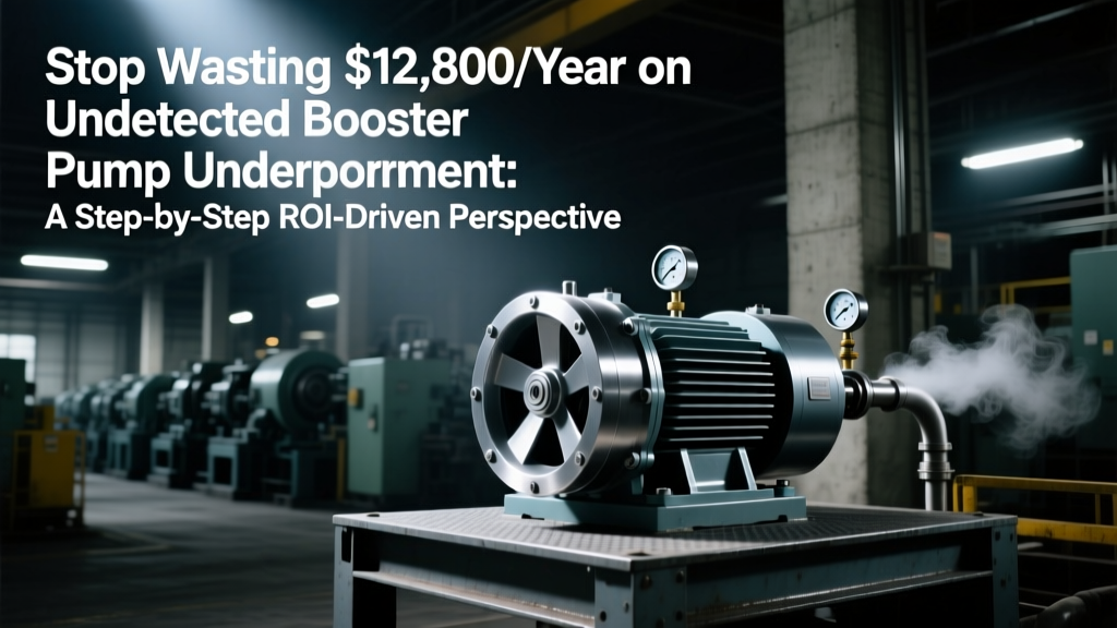 Boost Pump Performance Test: Save $12.8K/Year