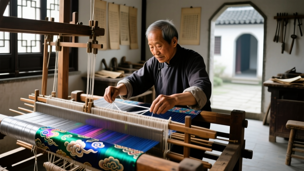 Chinese Da Hua Lou Drawloom Weaving Techniques in 2026