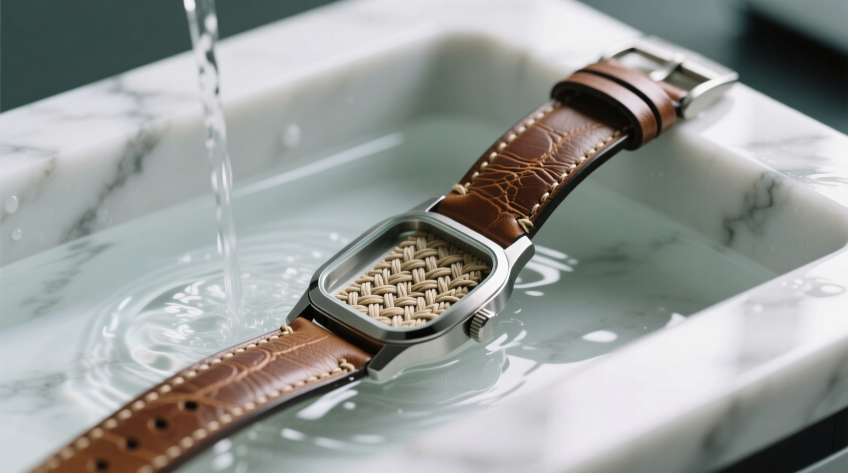 how to wash leather watch bands safely
