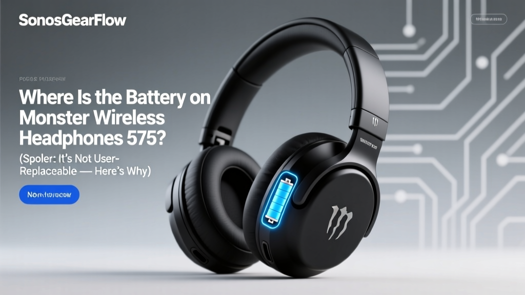 Monster Wireless Headphones 575 Battery Location (2026)