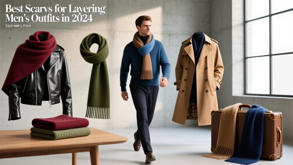 Best Scarves for Layering Men’s Outfits in 2024