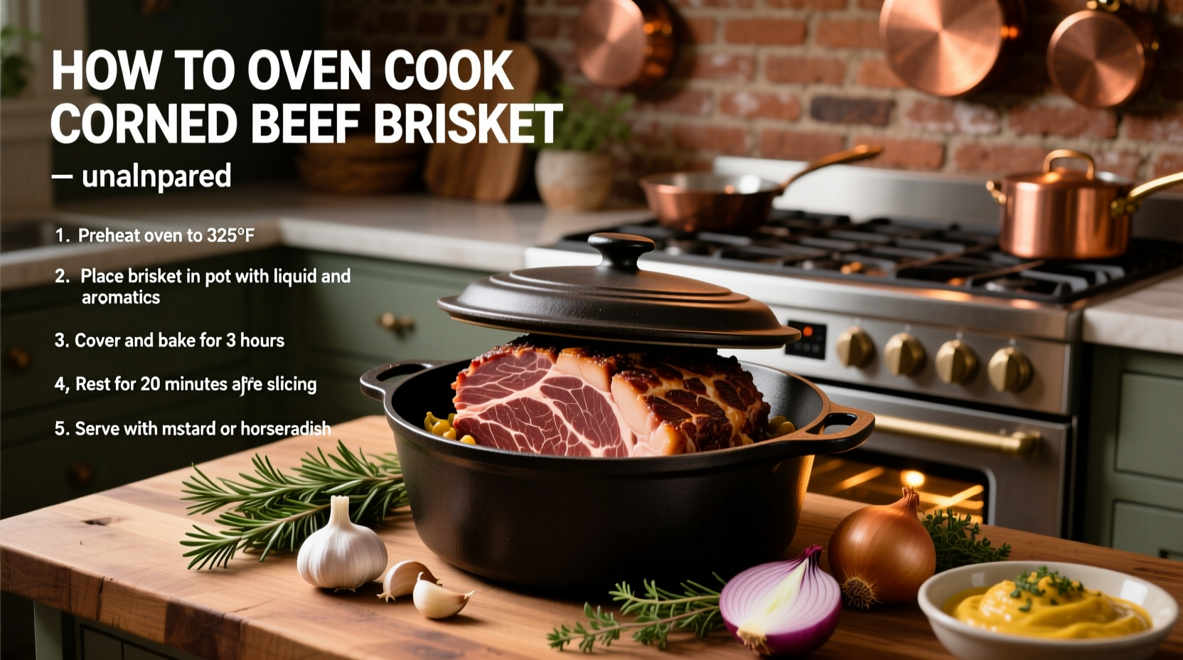 how to oven cook corned beef brisket