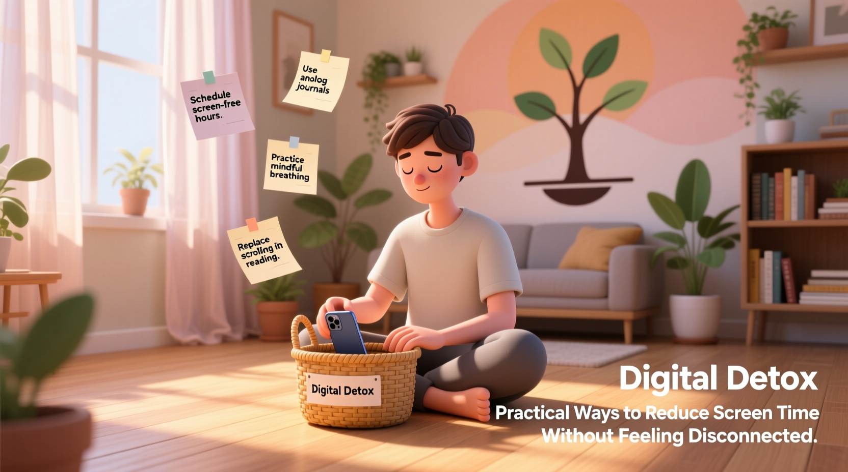 practical ways to reduce screen time without feeling disconnected