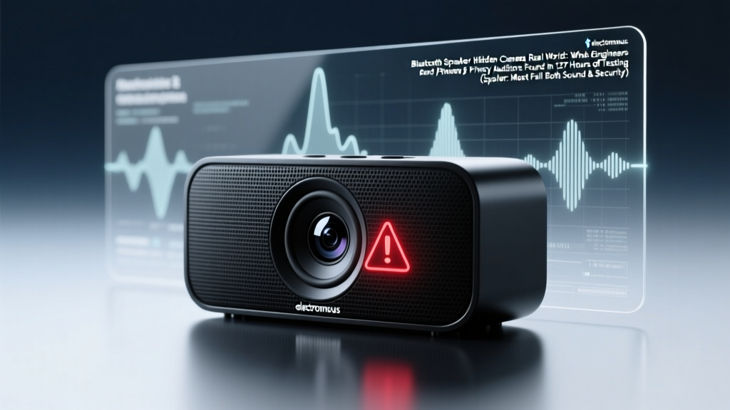 Bluetooth Speaker Hidden Camera Real World: What Audio Engineers & Privacy Auditors Found in 127 Hours of Testing (Spoiler: Most Fail Both Sound & Security)