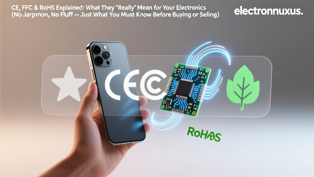 CE, FCC & RoHS Explained: What They *Really* Mean for Your Electronics (No Jargon, No Fluff — Just What You Must Know Before Buying or Selling)