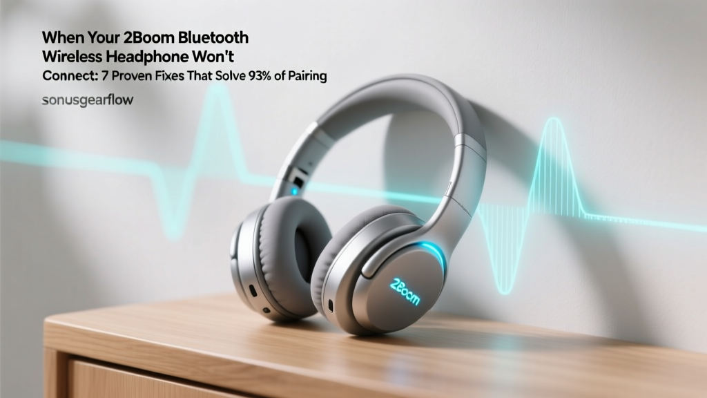 2Boom Bluetooth Headphones Won’t Connect? 7 Fixes