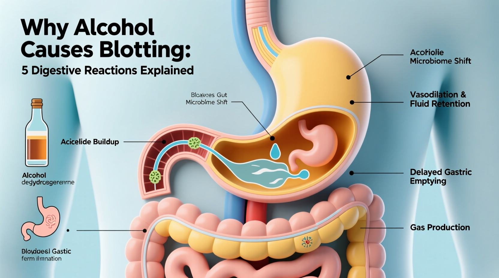 Why Does Alcohol Make Me Bloated Understanding Digestion Reactions