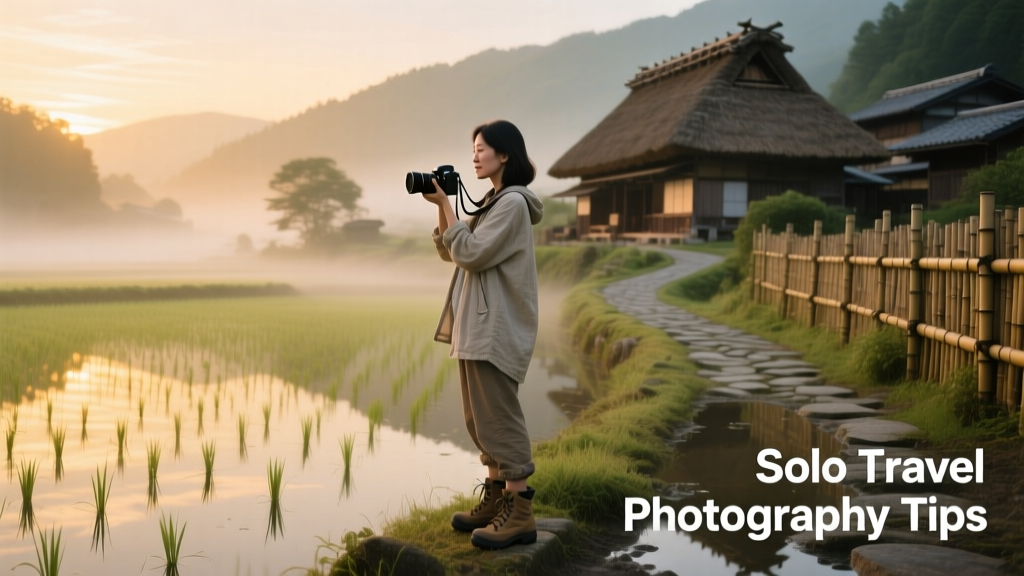 Solo Travel Photography Tips: Capturing Authentic Moments Without a Crew
