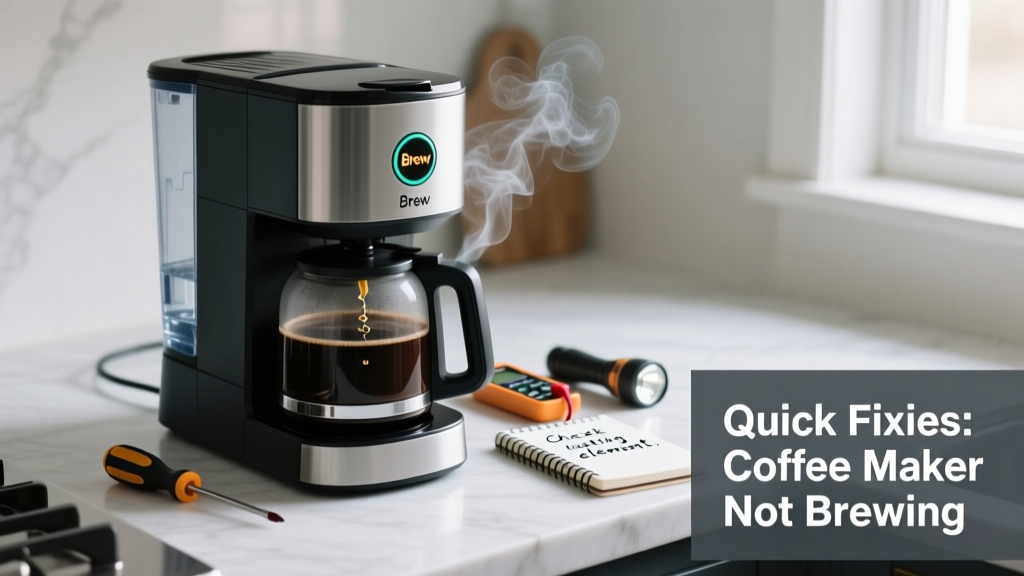 Coffee Maker Not Brewing in Kitchen: Quick Fixes