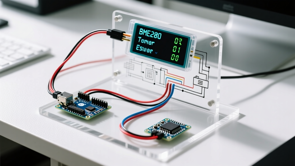 How to Wire an Arduino Transparent Display for Sensor HUDs