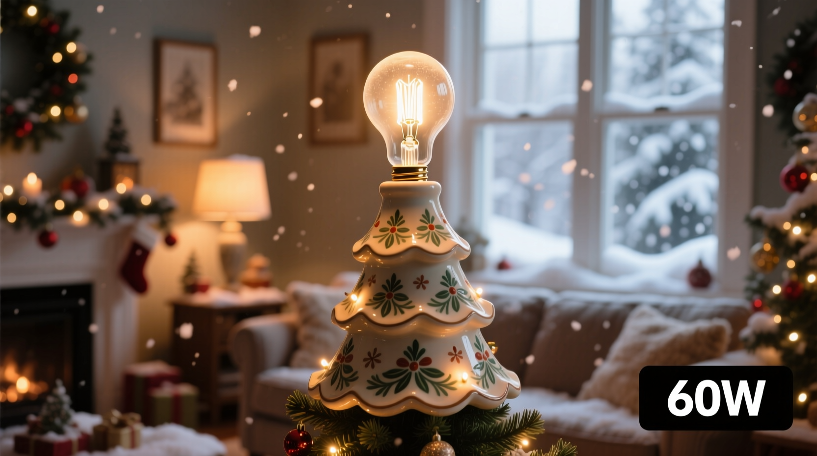 what size light bulb for ceramic christmas tree