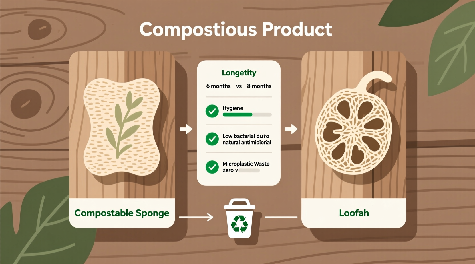 compostable sponges vs loofahs which is better